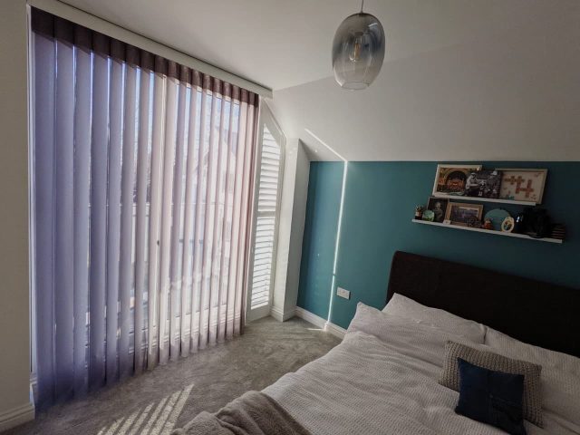 Allusion Blinds in Bedroom