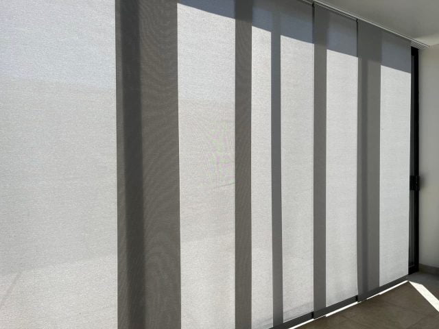 Full window panel blinds