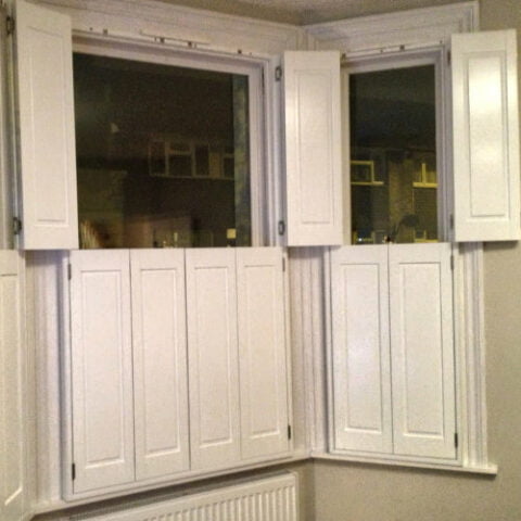 Solid Panel Shutters - The Blind Company Kent